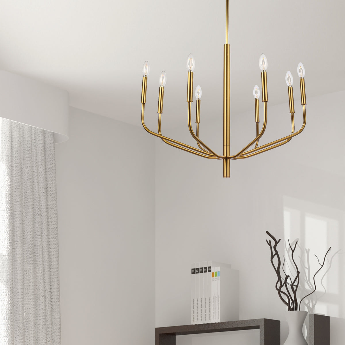 Lustre Eleanor Laiton vieilli, 32" – vue 2