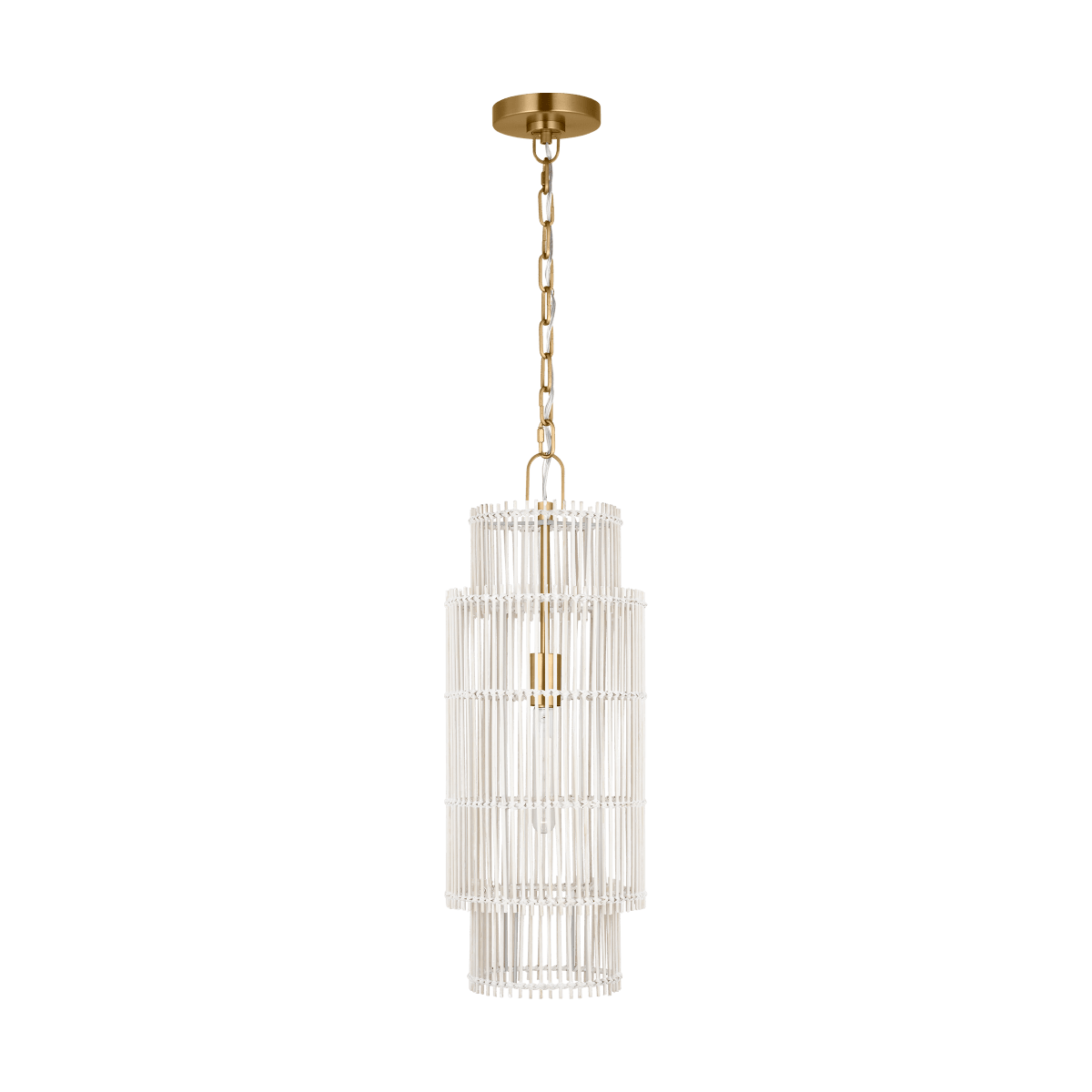 Chandelier Elio - Laiton brûlé 10" by Visual Comfort Studio | Luminaires & cie
