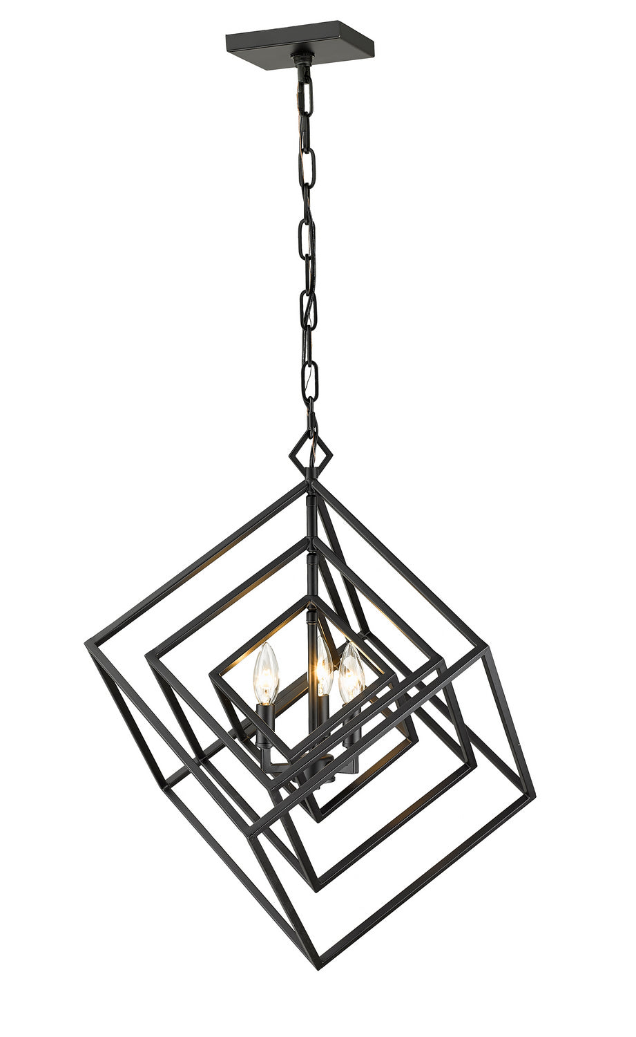 Lustre Euclid Noir mat, 23" – Z-Lite
