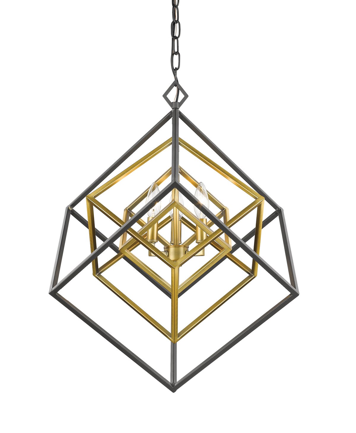 Lustre Euclid Laiton antique + bronze, 23" – Z-Lite