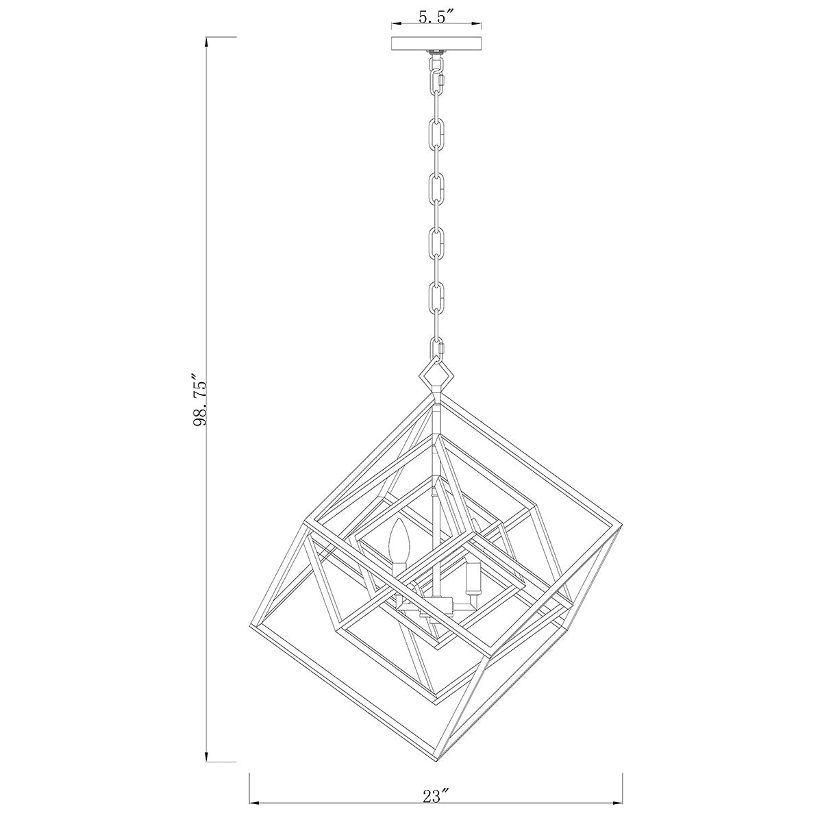 Chandelier Euclid