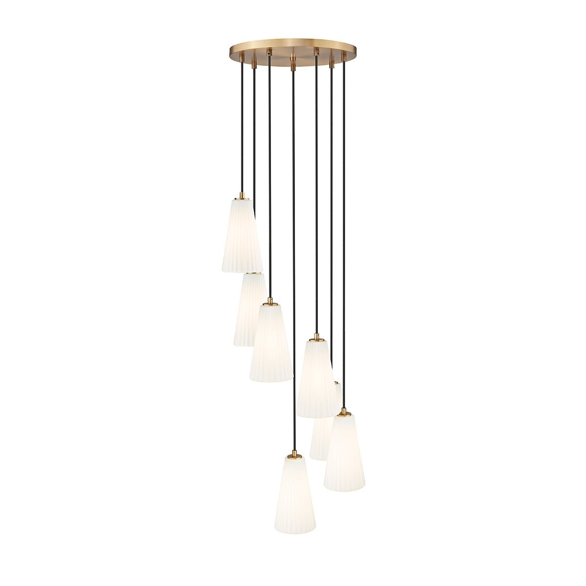 Chandelier Farrell - Or moderne 18" 11" by Z - Lite | Luminaires & cie