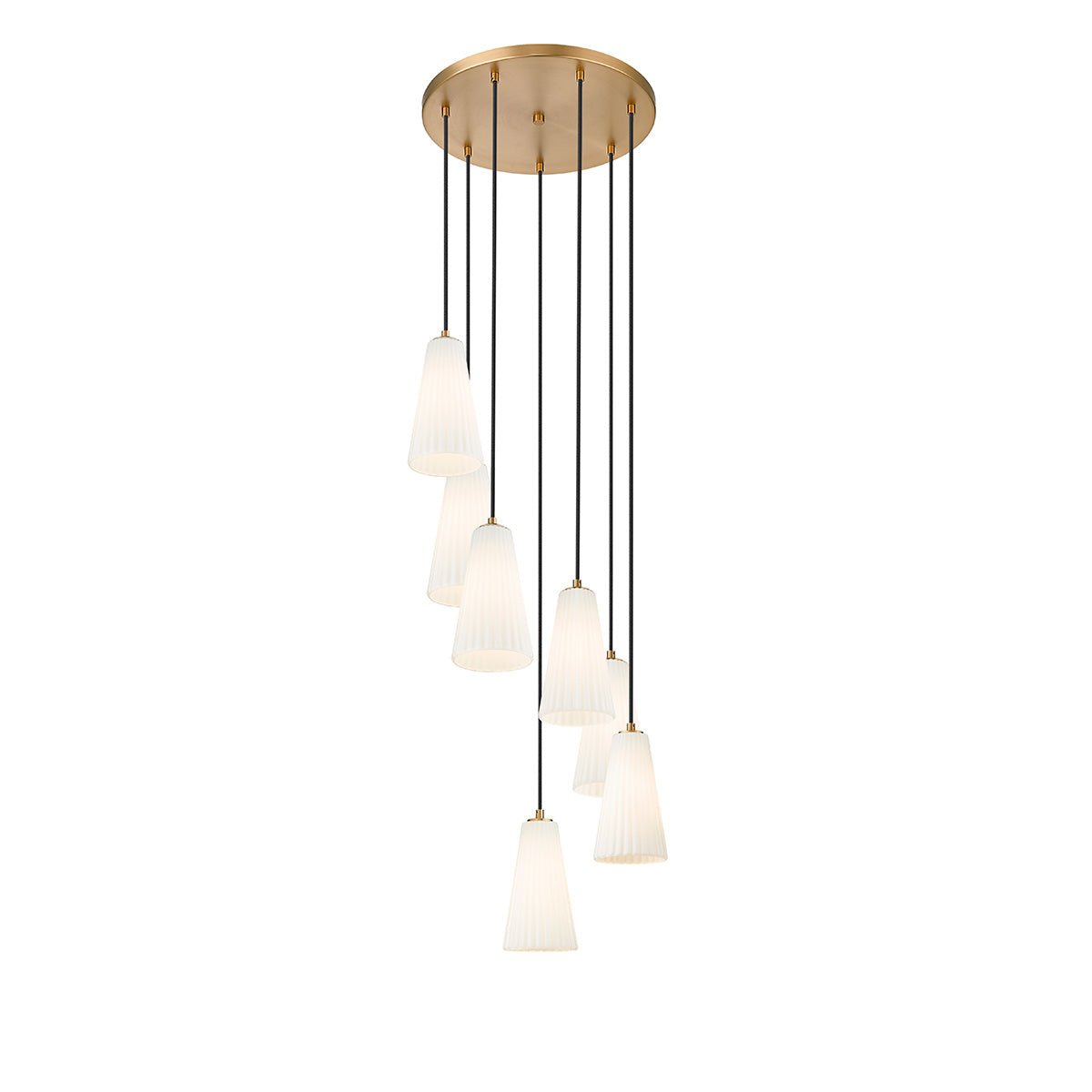Chandelier Farrell - Or moderne 18" 11" by Z - Lite | Luminaires & cie