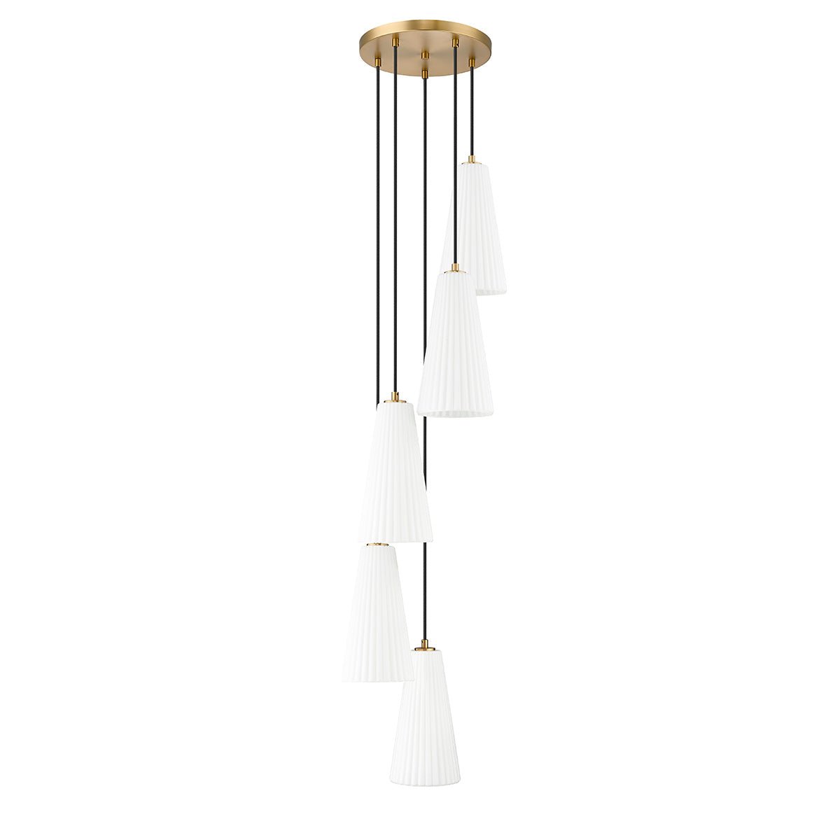 Chandelier Farrell - Or moderne 12" 13 3/4" by Z - Lite | Luminaires & cie