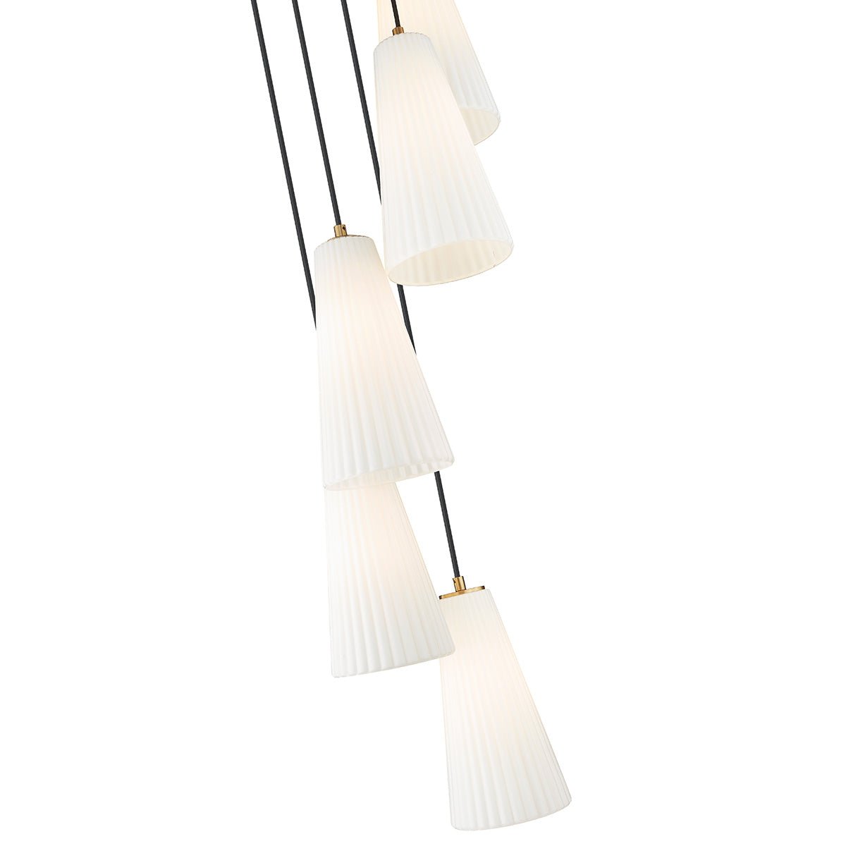 Chandelier Farrell - Or moderne 12" 13 3/4" by Z - Lite | Luminaires & cie