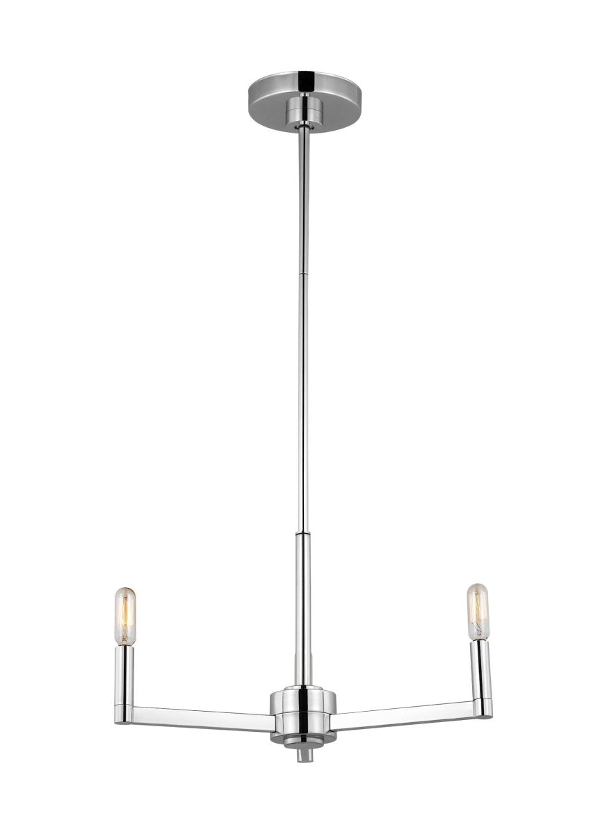 Chandelier Fullton - Chrome 10" Ampoules non - incluses by Visual Comfort Studio | Luminaires & cie
