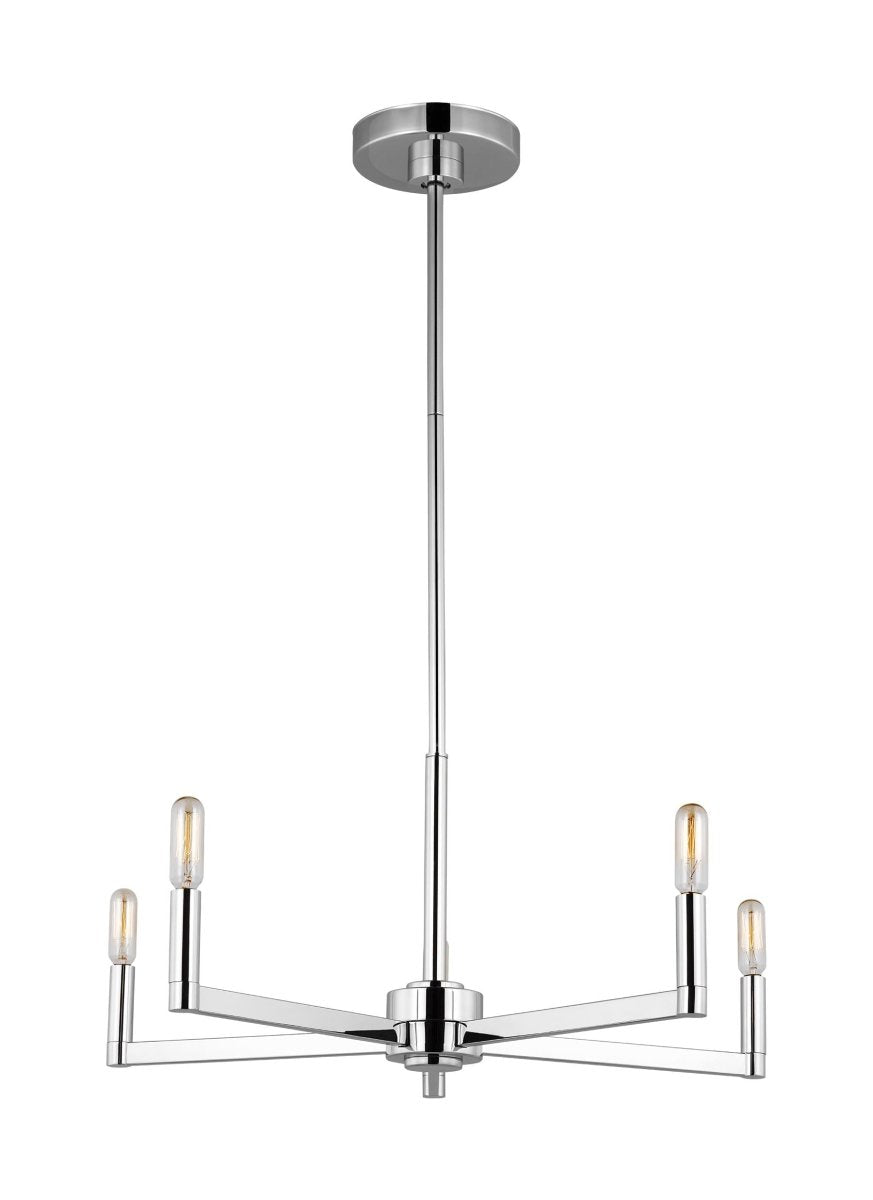 Chandelier Fullton - Chrome 24" Ampoules non - incluses by Visual Comfort Studio | Luminaires & cie