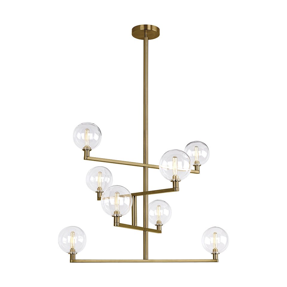 Chandelier Gambit - Laiton vieilli Non by Tech Lighting | Luminaires & cie