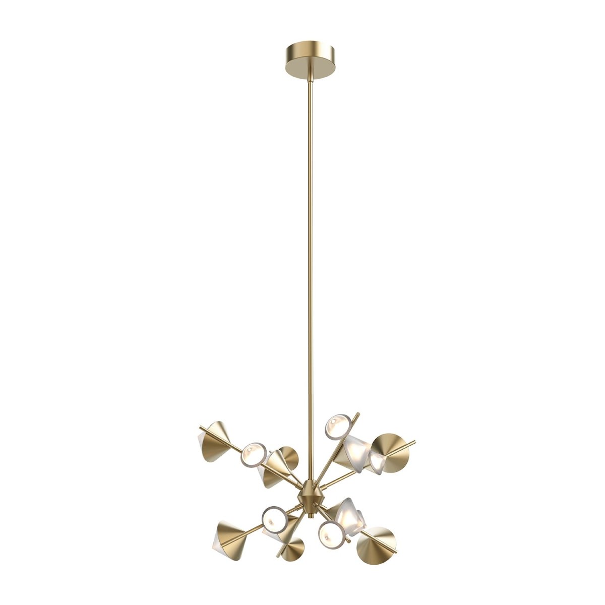 Chandelier Geode - Or brossé 25" by Kuzco Lighting | Luminaires & cie