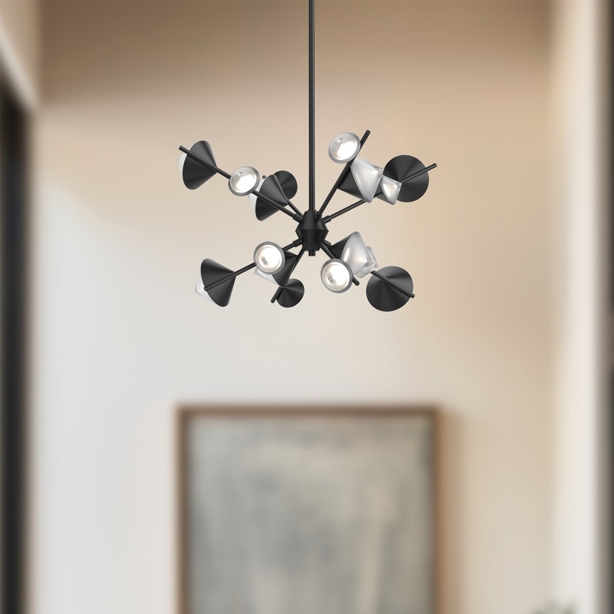 Chandelier Geode - Noir 25" by Kuzco Lighting | Luminaires & cie