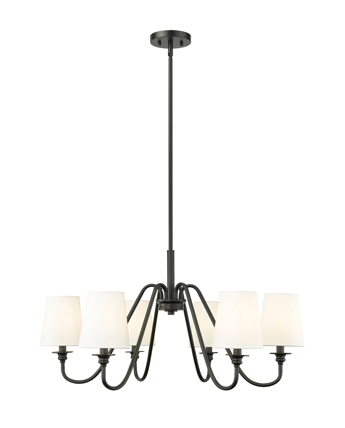 Lustre Gianna Noir mat, 17" – Z-Lite