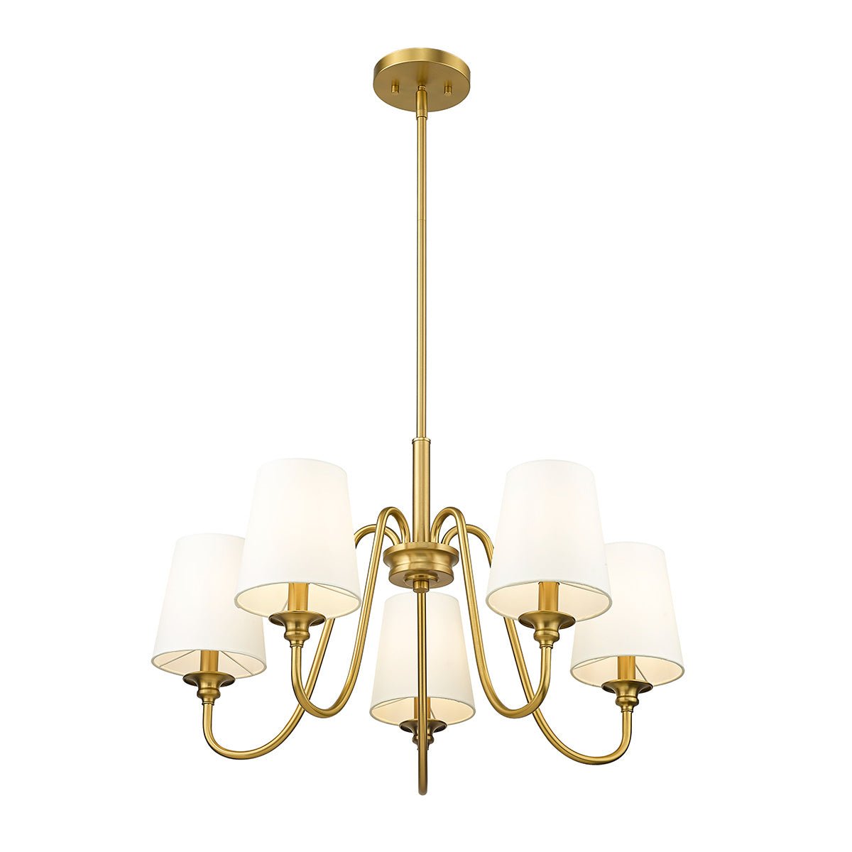 Chandelier Gianna - Or moderne 26" 1 - étage by Z - Lite | Luminaires & cie