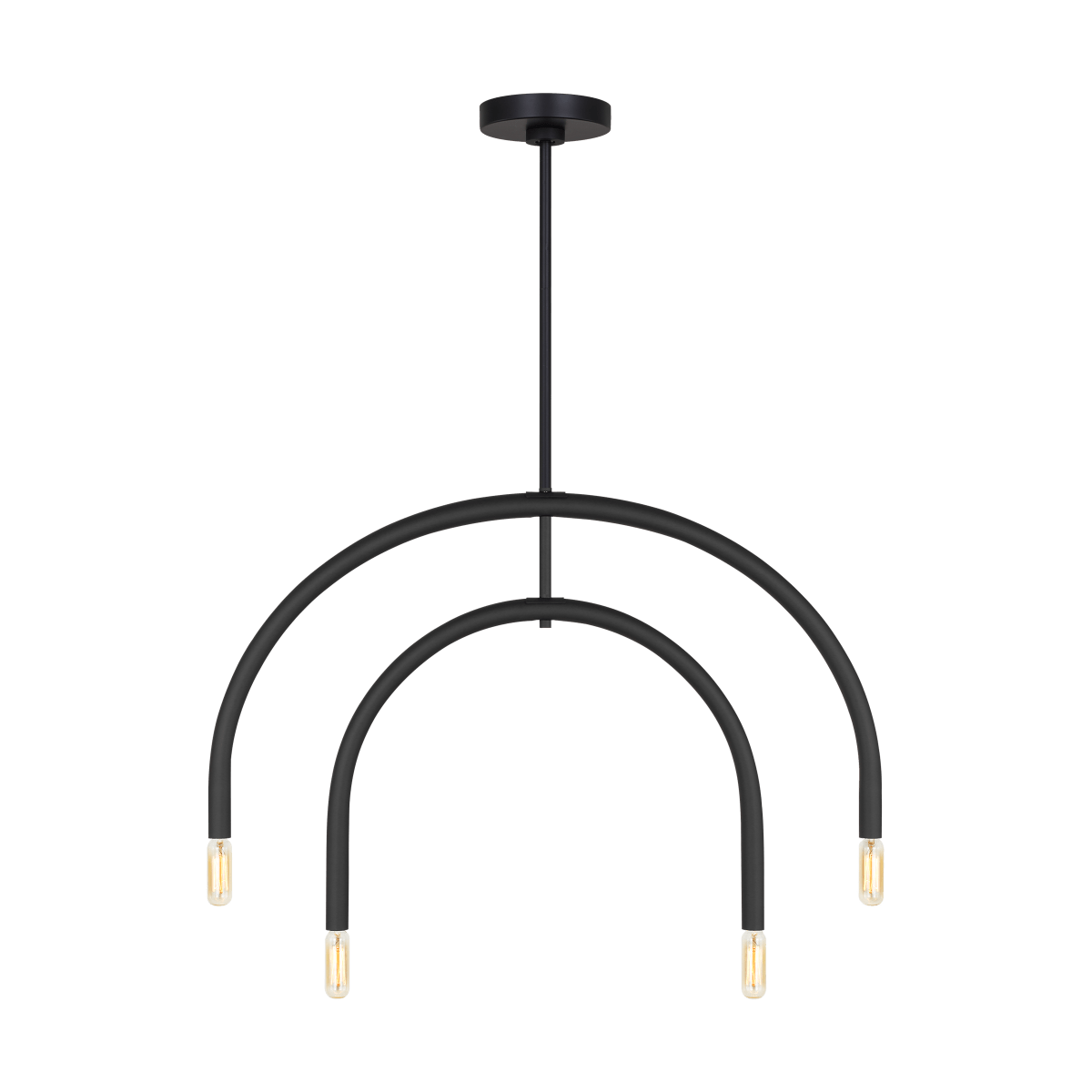 Chandelier Hadden - Noir de minuit 22" by Visual Comfort Studio | Luminaires & cie