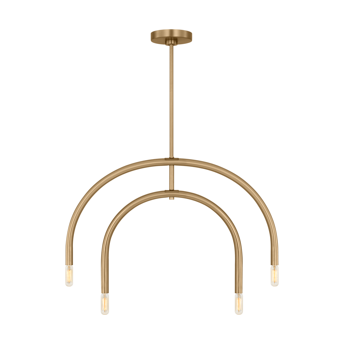 Chandelier Hadden - Laiton satiné 22" by Visual Comfort Studio | Luminaires & cie