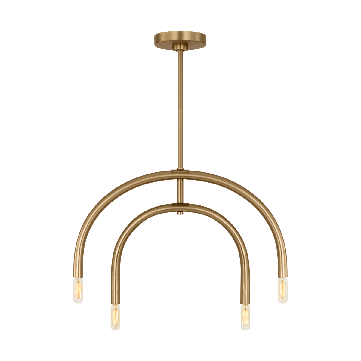 Chandelier Hadden - Laiton satiné 27 1/2" by Visual Comfort Studio | Luminaires & cie