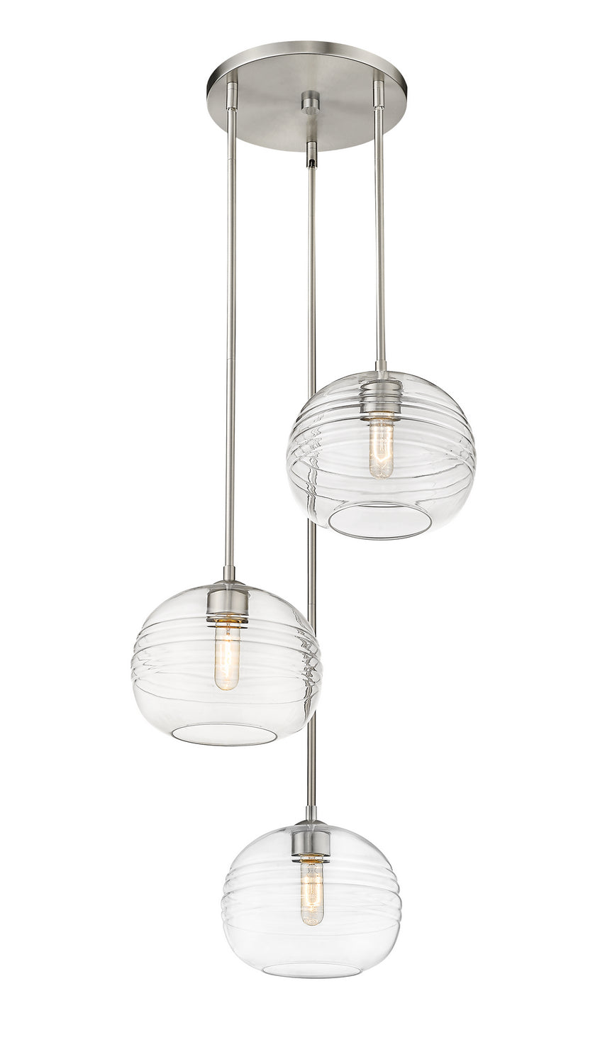 Suspension multiple Harmony Nickel brossé – Z-Lite