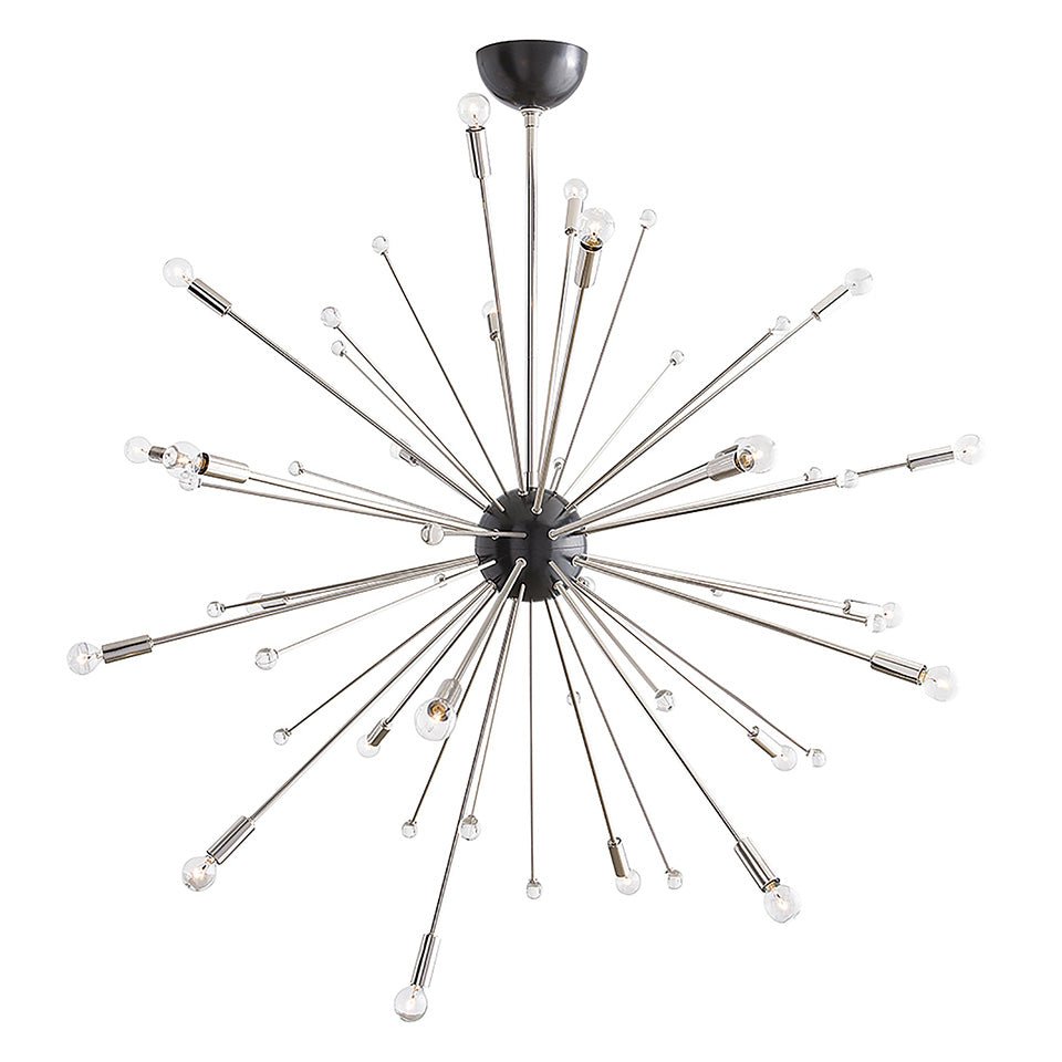 Chandelier Imogene - Nickel Poli by Arteriors | Luminaires & cie