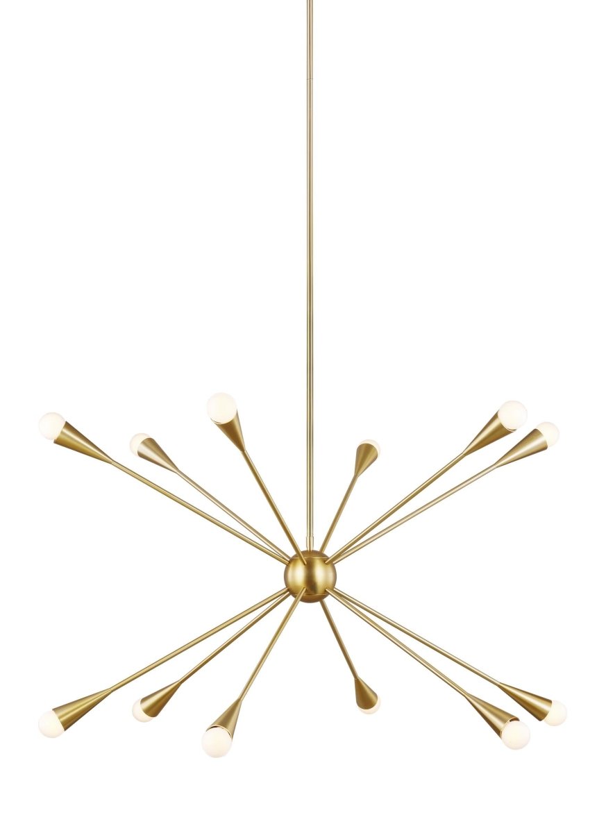 Chandelier Jax - Laiton brûlé 38" by Visual Comfort Studio | Luminaires & cie