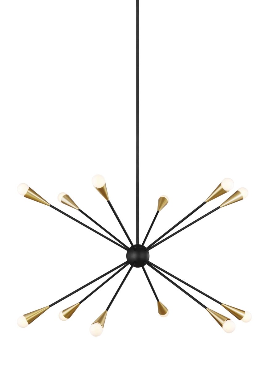 Chandelier Jax - Noir de minuit 38" by Visual Comfort Studio | Luminaires & cie