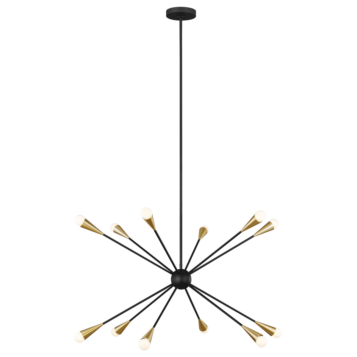 Chandelier Jax - Noir de minuit 38" by Visual Comfort Studio | Luminaires & cie