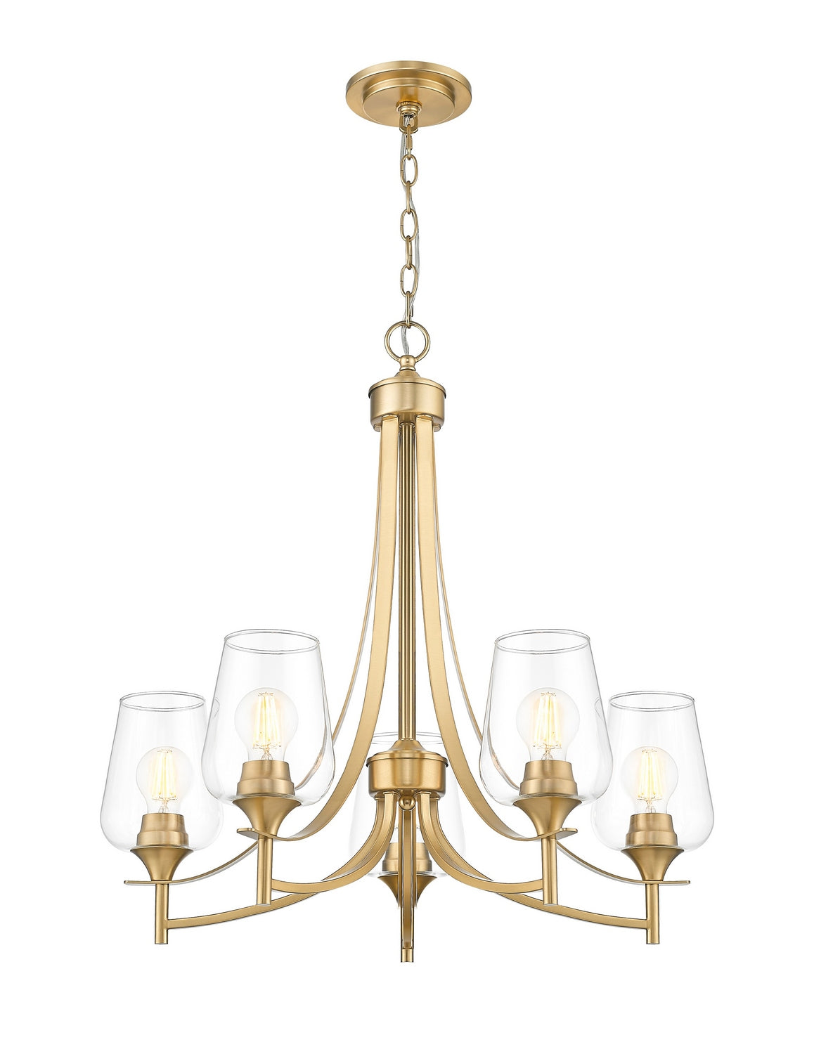 Lustre Joliet Laiton bruni, 25" – vue 3