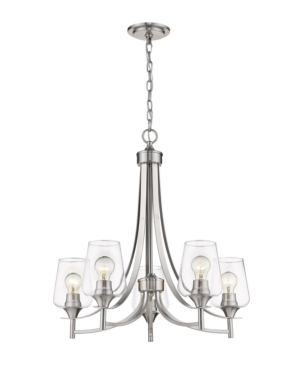 Lustre Joliet Nickel brossé, 25" – vue 2