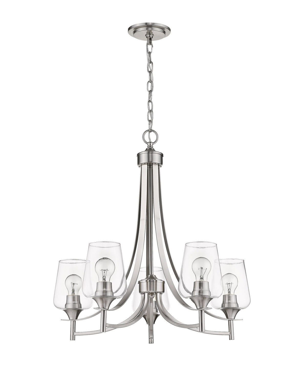 Lustre Joliet Nickel brossé, 25" – vue 3