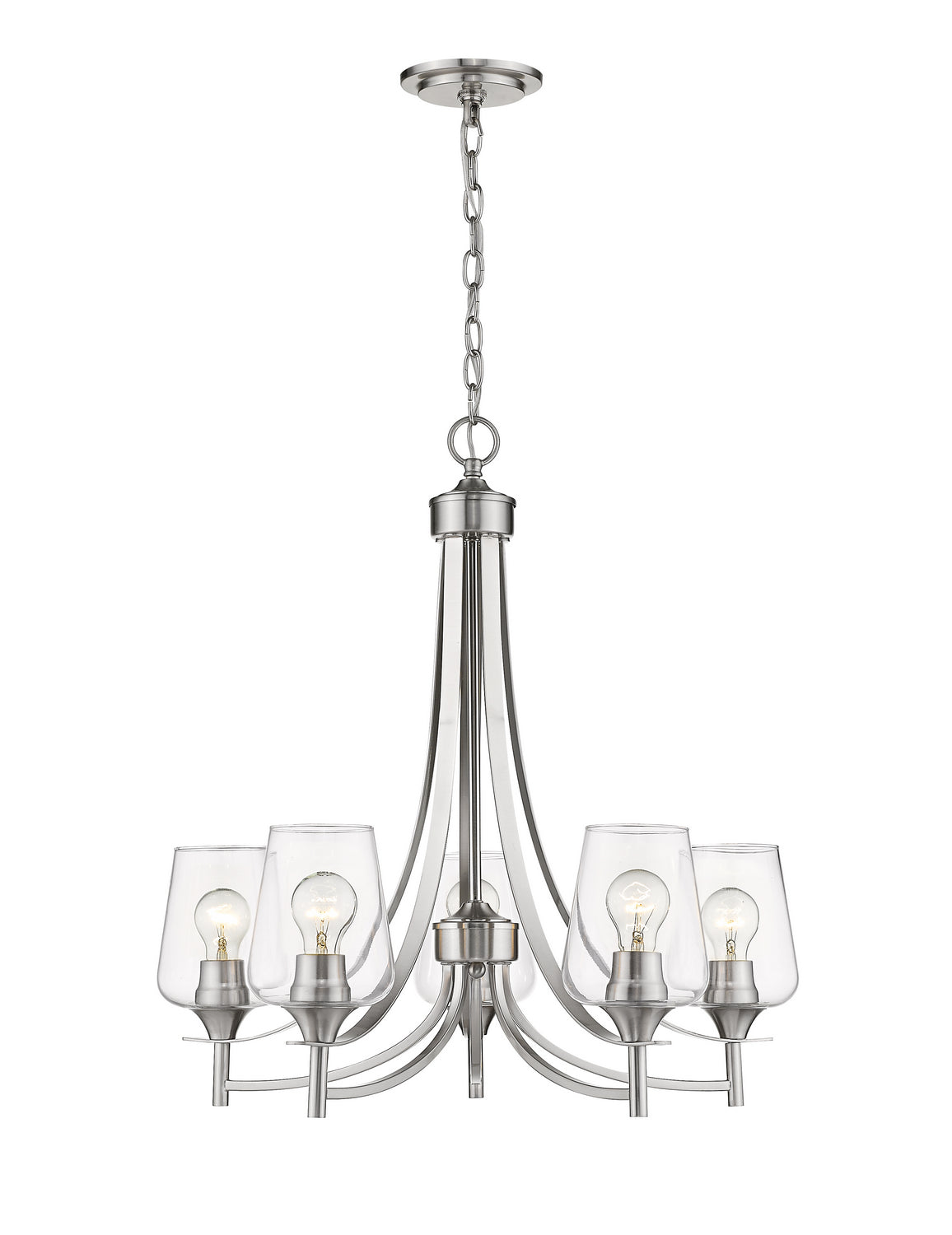 Lustre Joliet Nickel brossé, 25" – Z-Lite