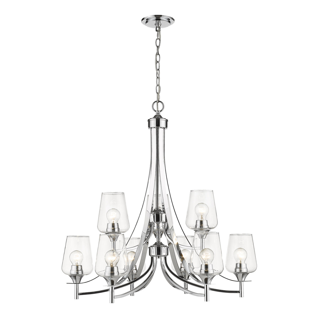 Lustre Joliet Chrome, 31" – Z-Lite