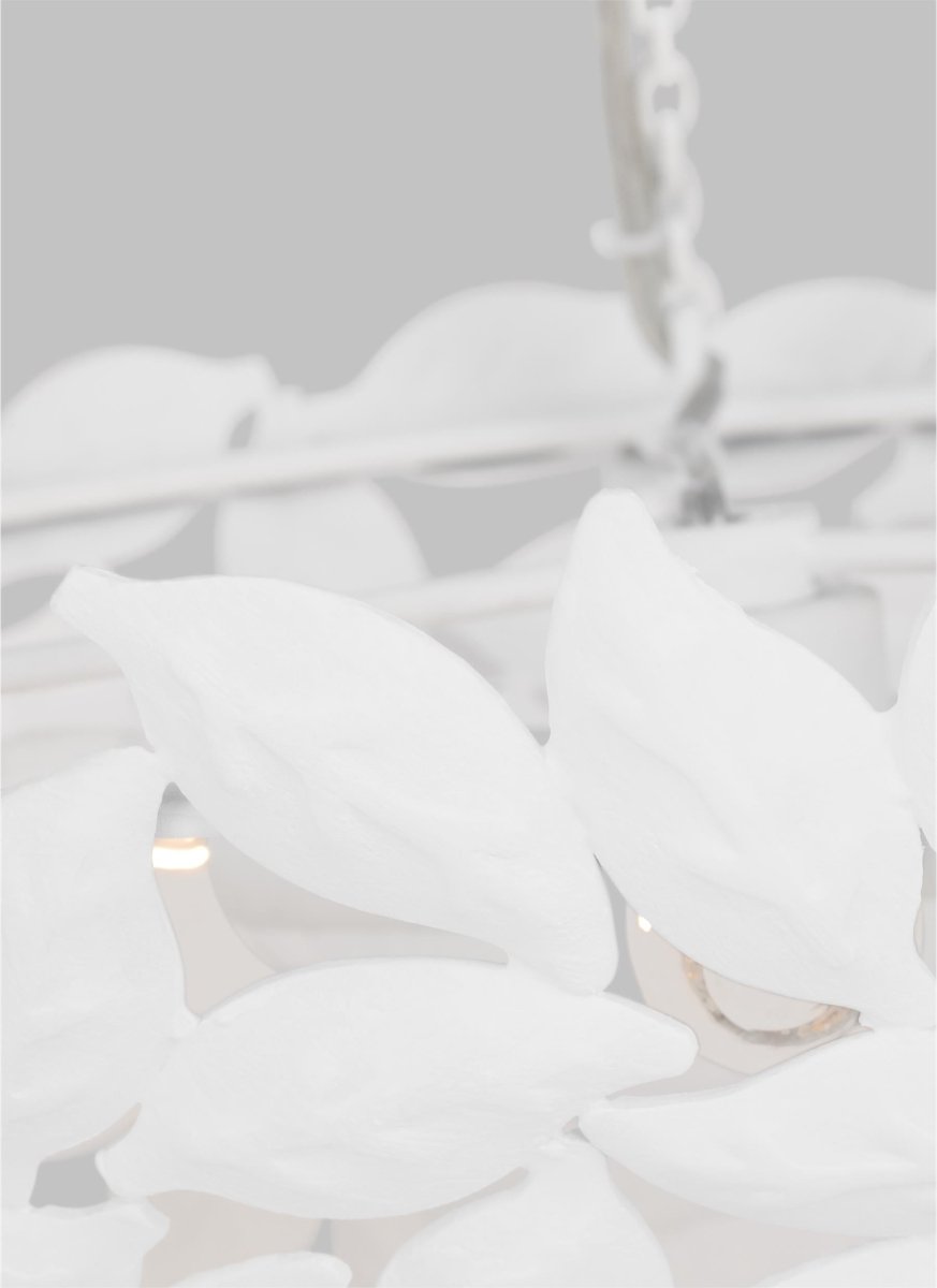 Chandelier Kelan - Blanc texturé 16" by Visual Comfort Studio | Luminaires & cie