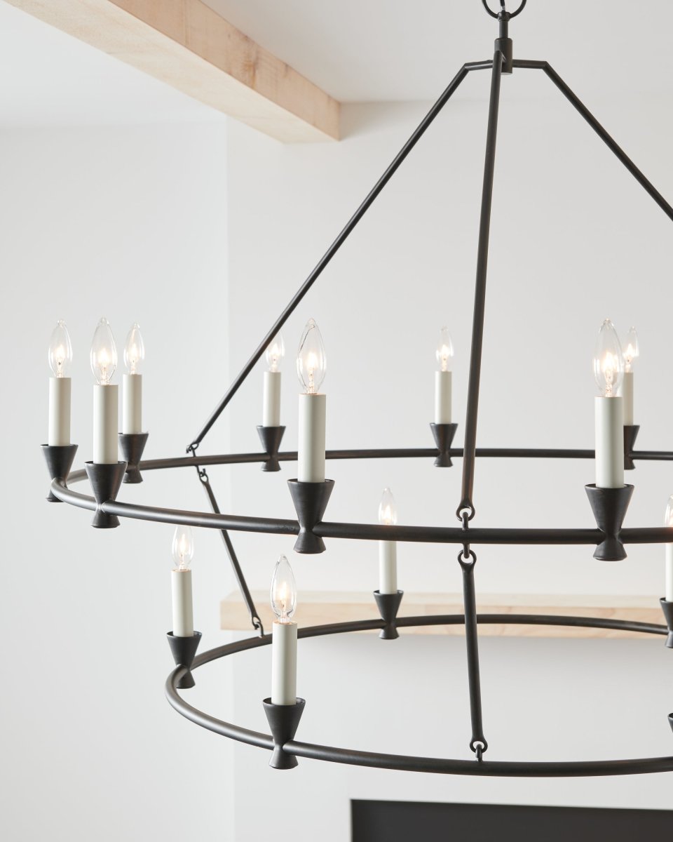 Chandelier Keystone - 49 1/8" by Visual Comfort Studio | Luminaires & cie