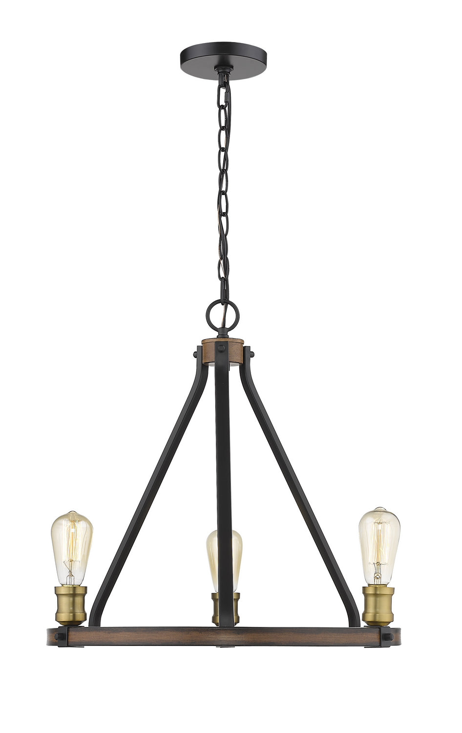 Lustre Kirkland Acajou rustique, 20" – vue 2