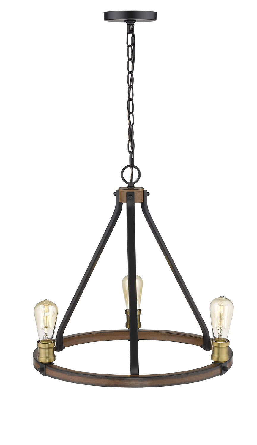 Lustre Kirkland Acajou rustique, 20" – vue 4