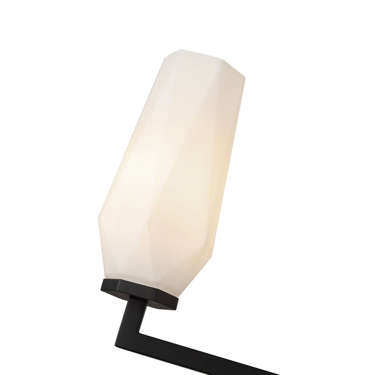 Chandelier Krysta - Verre noir / opale mat by Alora Lighting | Luminaires & cie