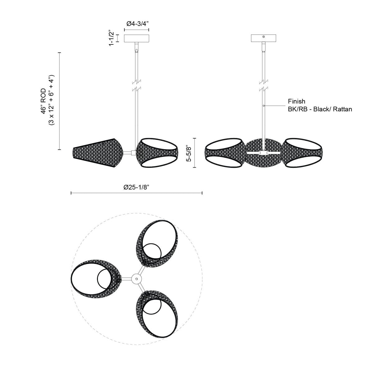 Chandelier Lanai - by Kuzco Lighting | Luminaires & cie
