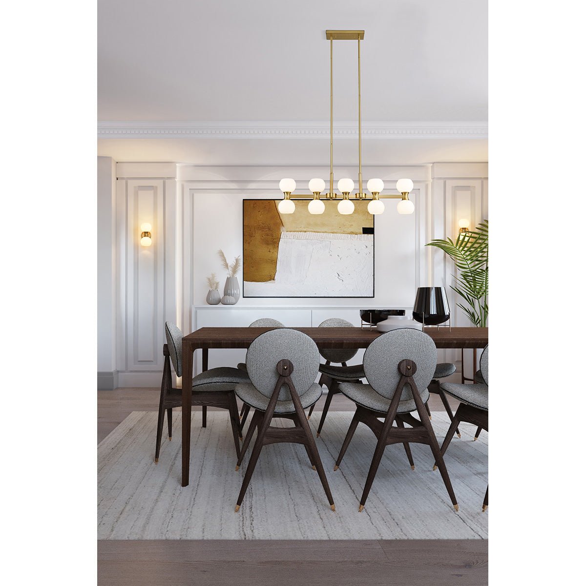 Chandelier linéaire Artemis