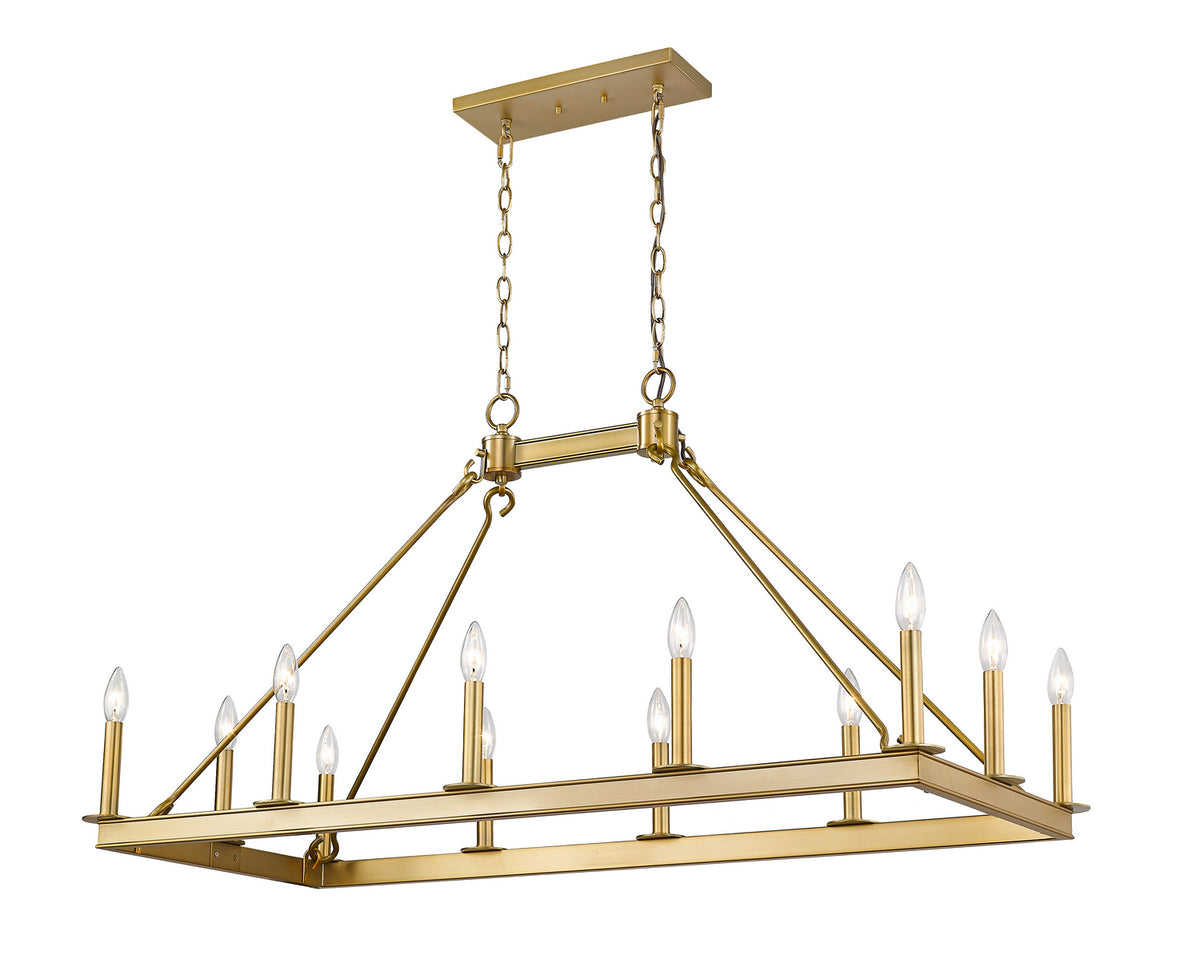 Lustre linéaire Barclay nombre ampoules 12 – Z-Lite