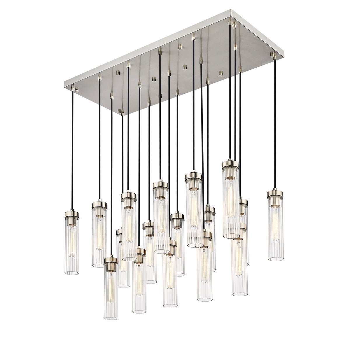 Chandelier linéaire Beau