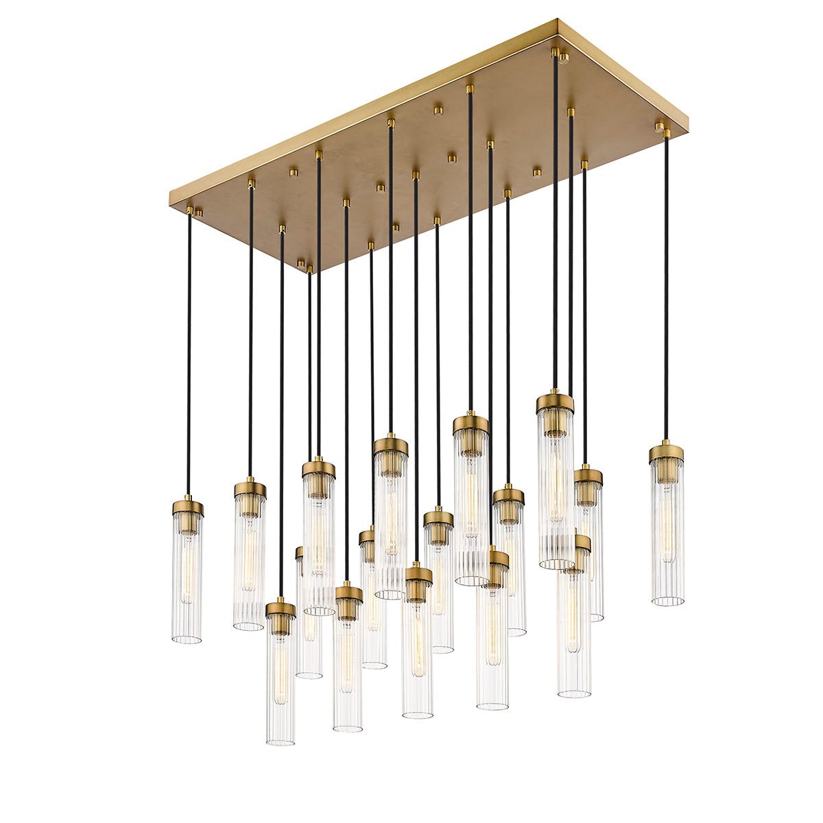 Chandelier linéaire Beau
