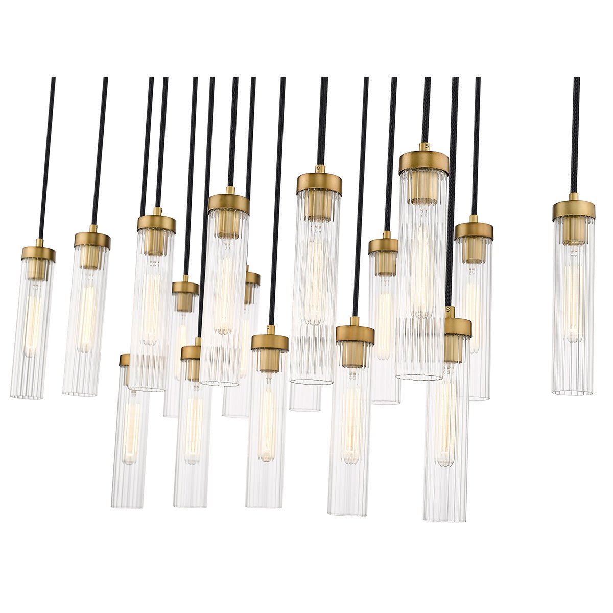 Chandelier linéaire Beau