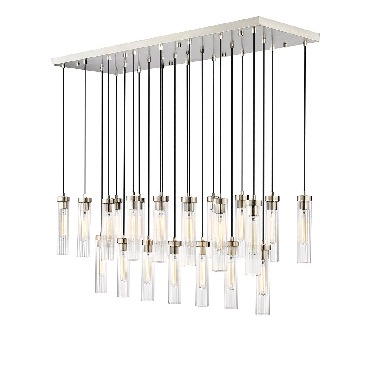 Chandelier linéaire Beau