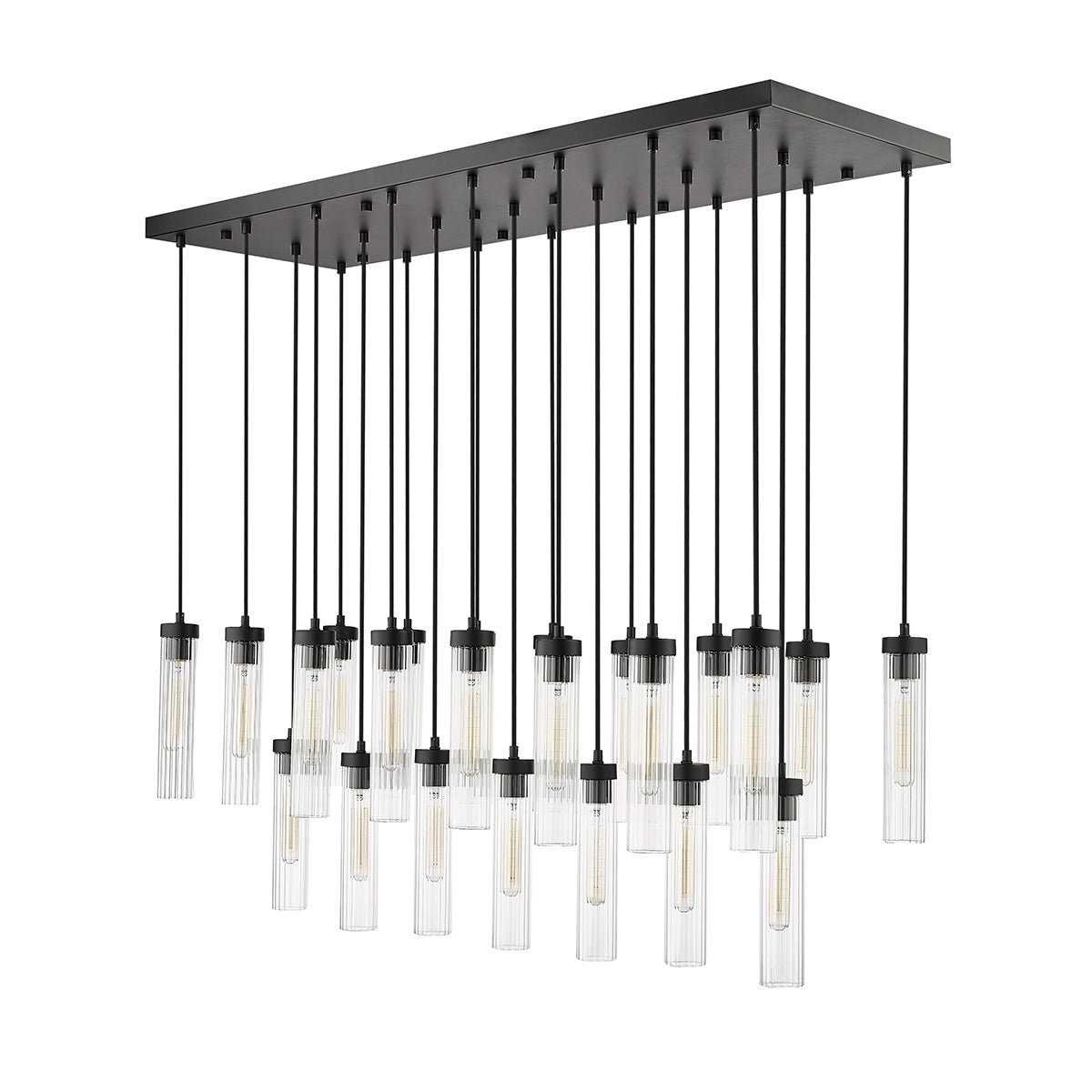 Chandelier linéaire Beau