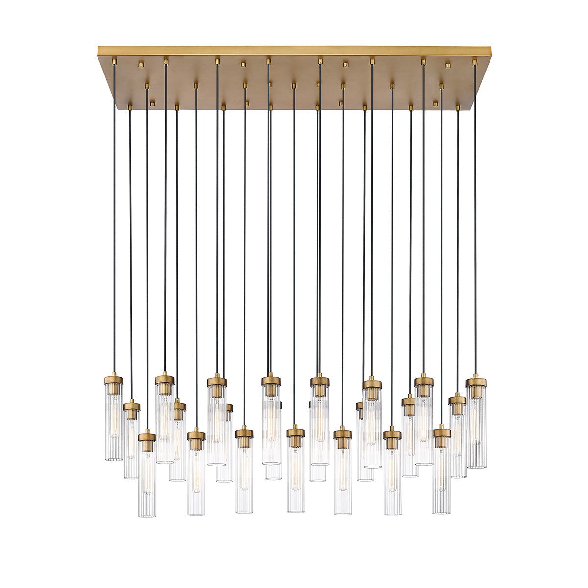 Chandelier linéaire Beau