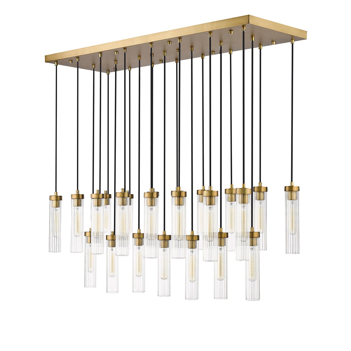 Chandelier linéaire Beau