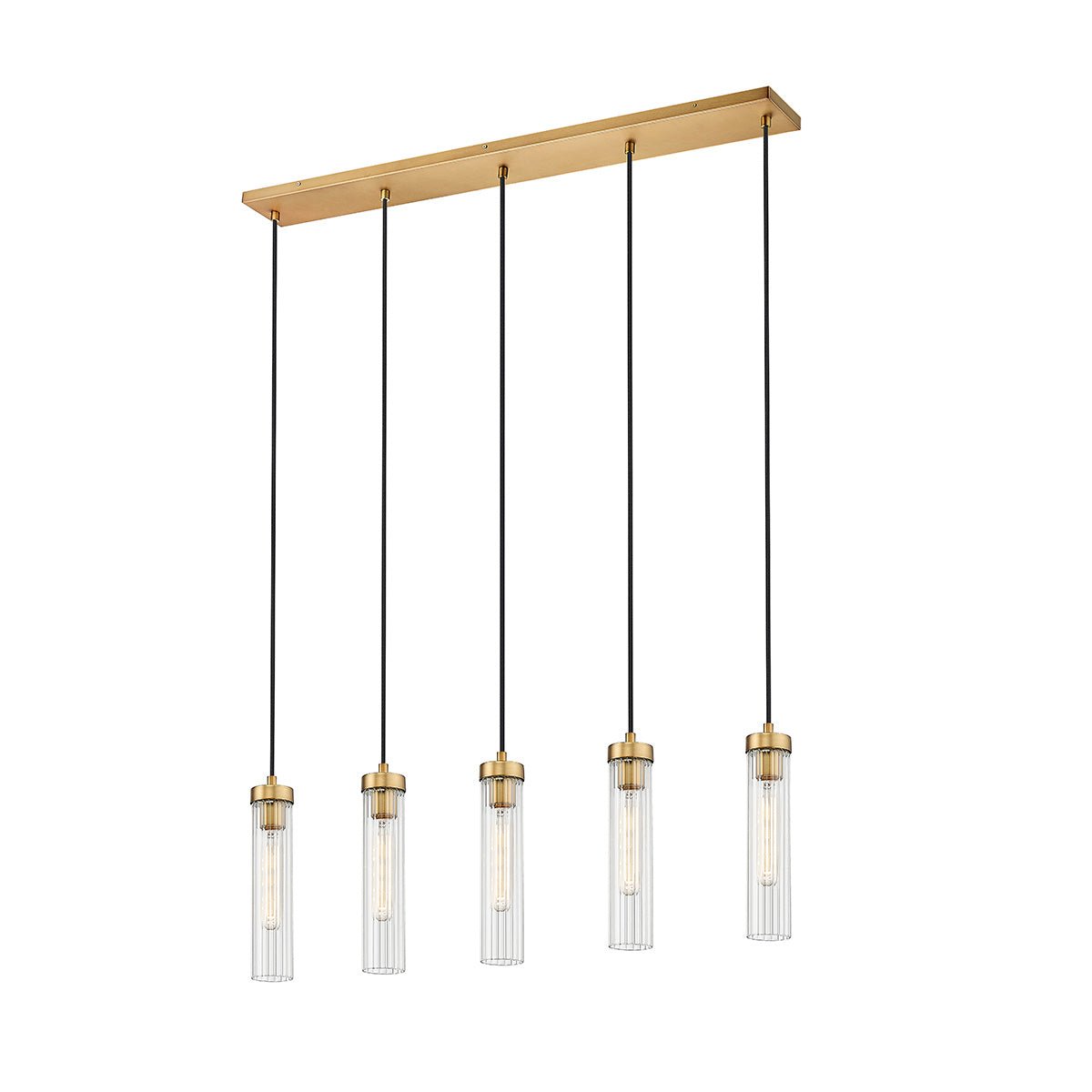 Chandelier linéaire Beau
