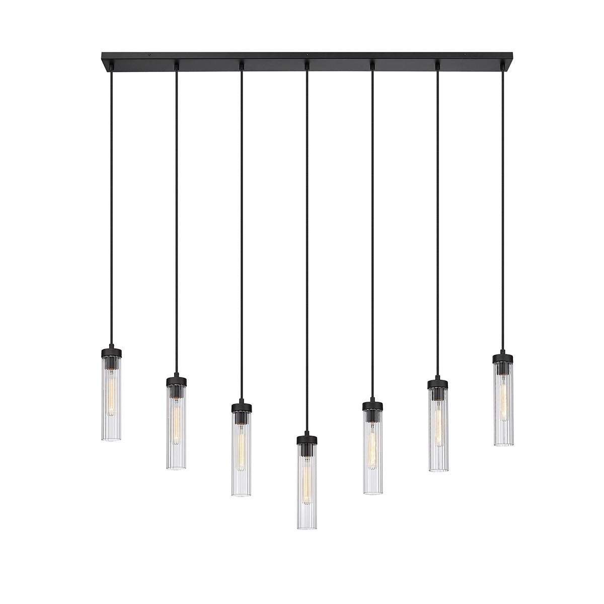 Chandelier linéaire Beau