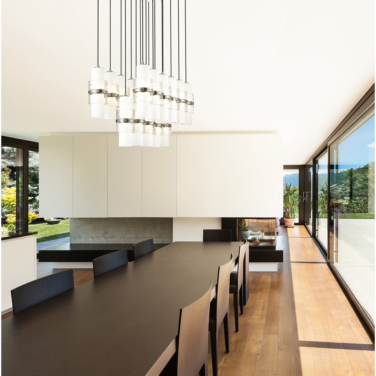 Chandelier linéaire Cayden