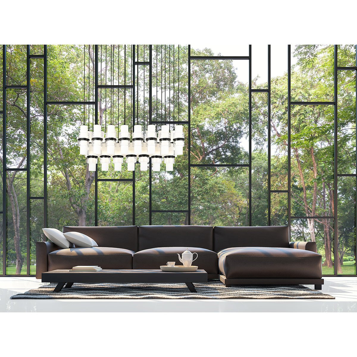 Chandelier linéaire Cayden