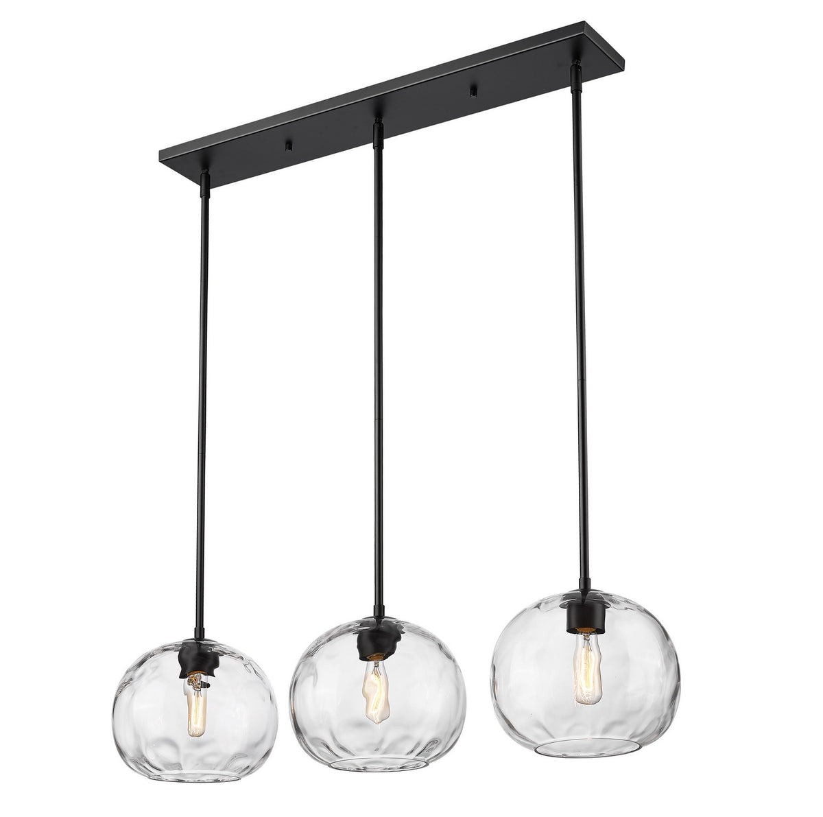 Suspension linéaire Chloe Noir mat – Z-Lite