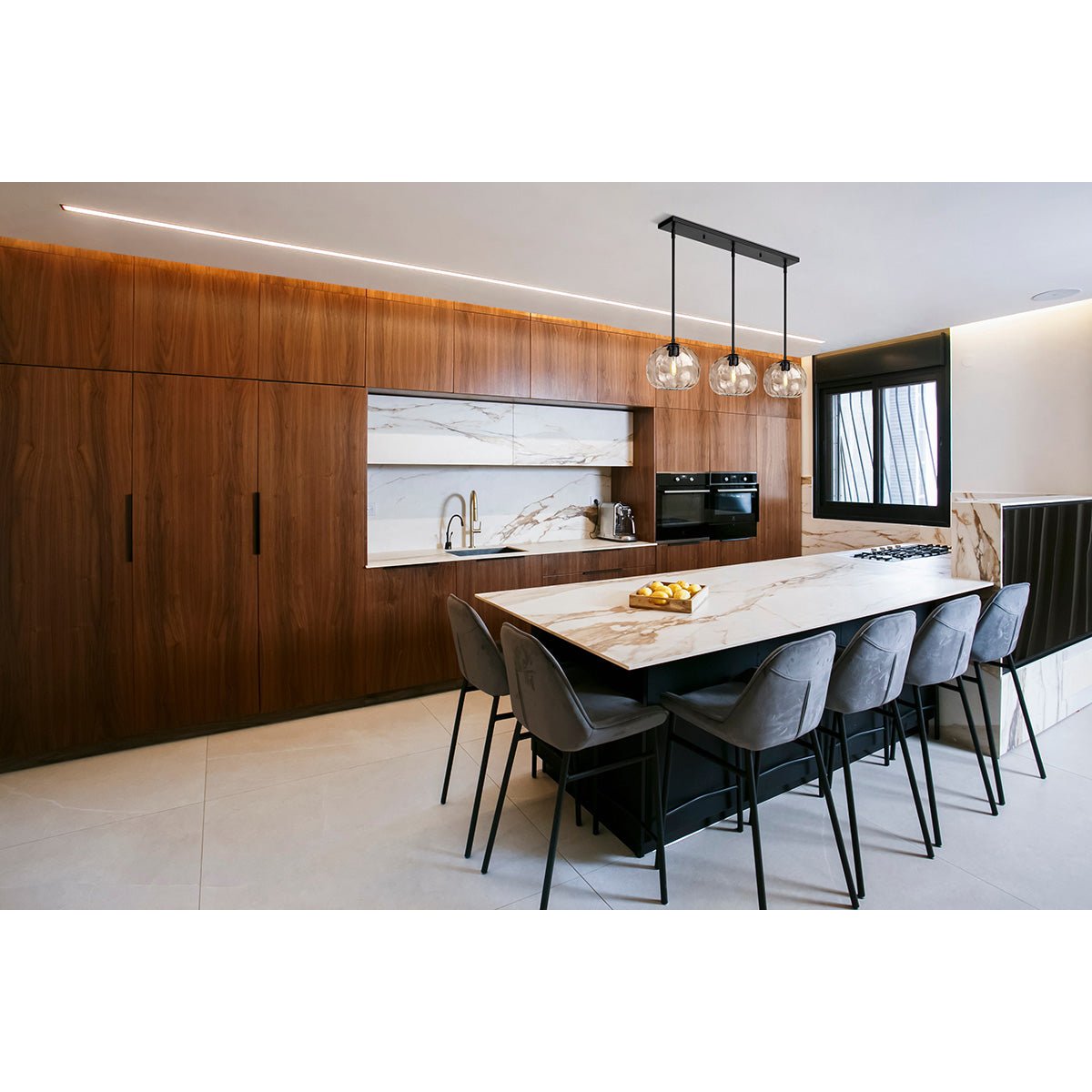 Chandelier linéaire Chloe